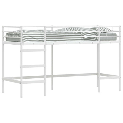 Loftbed Voor Kids 90 x 190 cm Wit