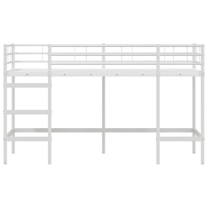 Loftbed Voor Kids 90 x 190 cm Wit
