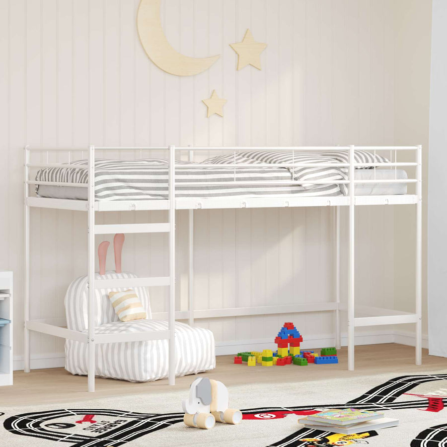 Loftbed Voor Kids 100 x 190 cm Wit