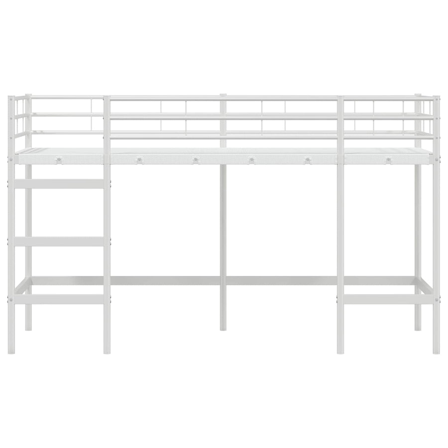 Loftbed Voor Kids 100 x 190 cm Wit