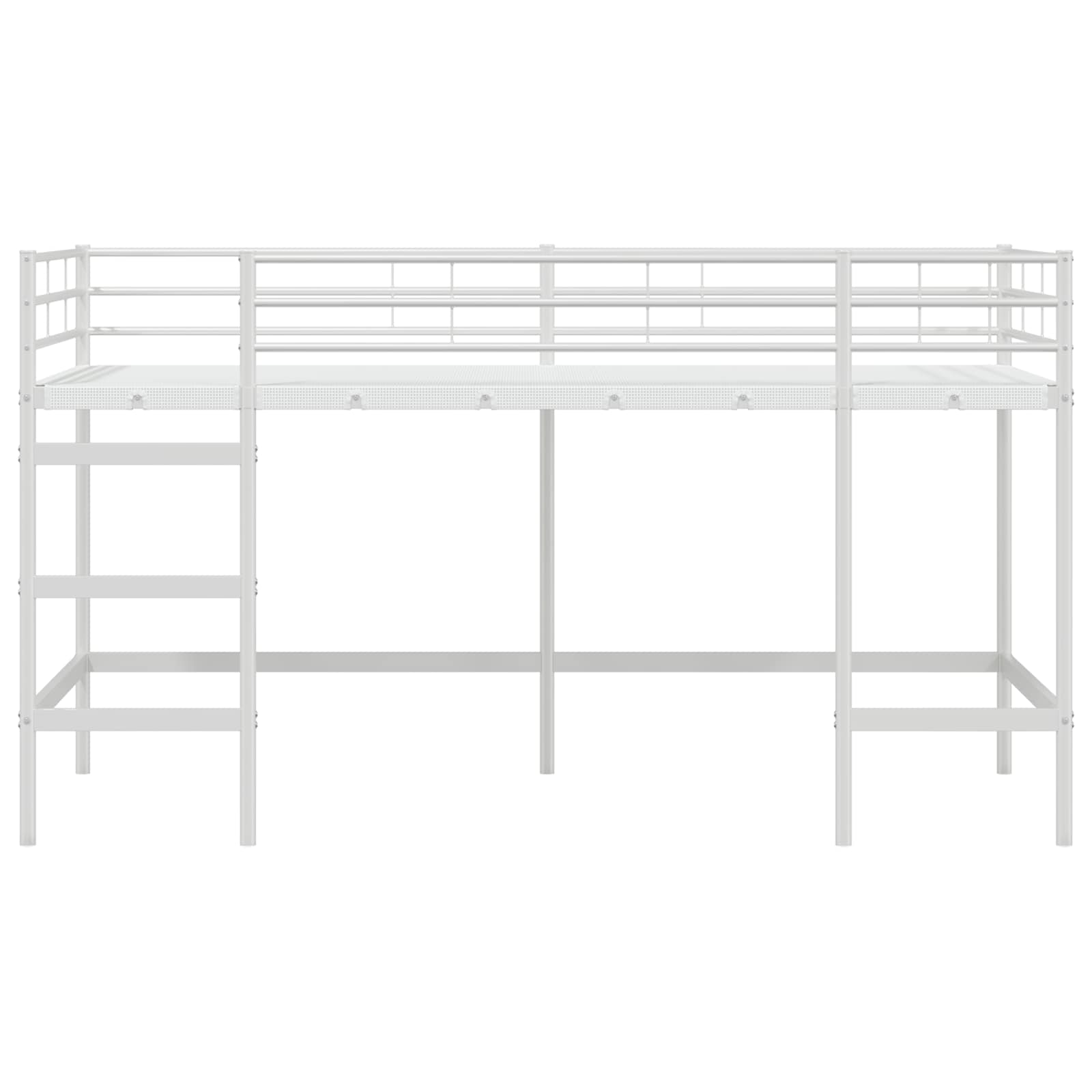 Loftbed Voor Kids 100 x 201 cm Wit