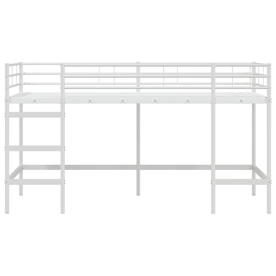 Loftbed Voor Kids 107 x 201 cm Wit