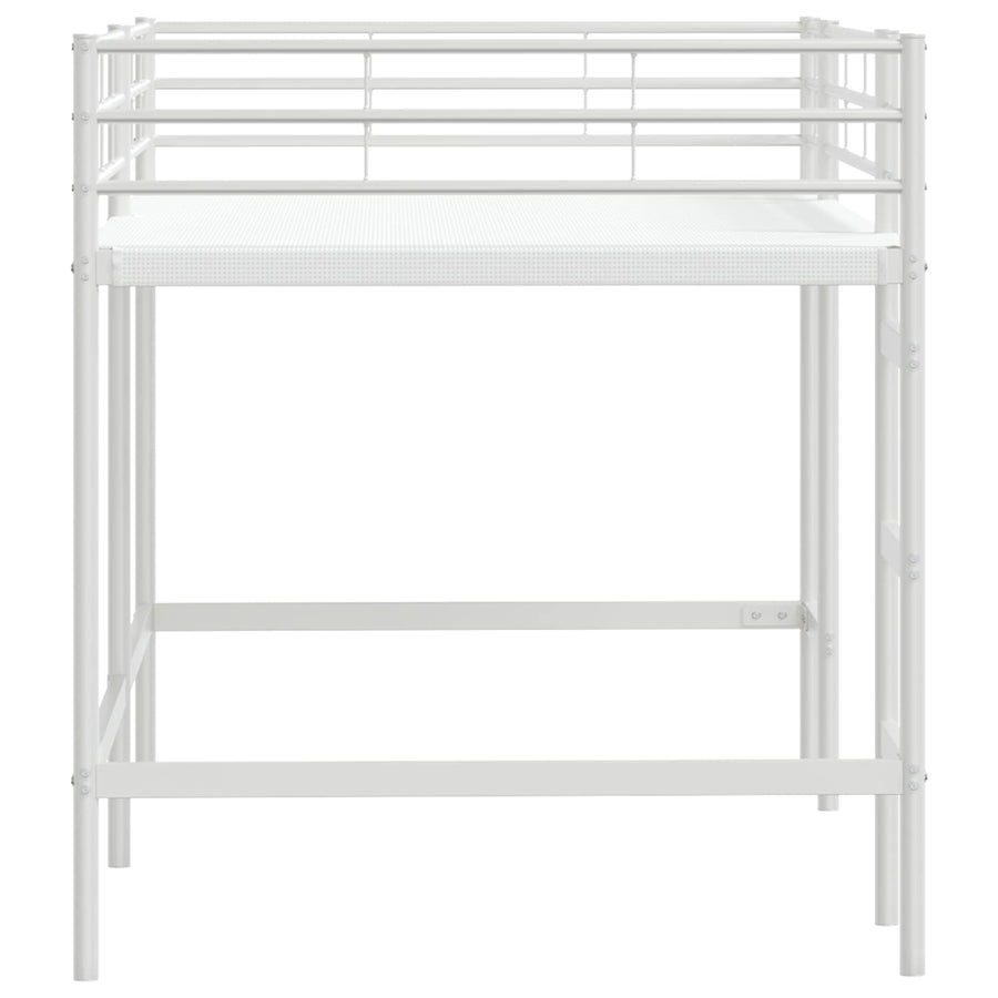 Loftbed Voor Kids 107 x 201 cm Wit