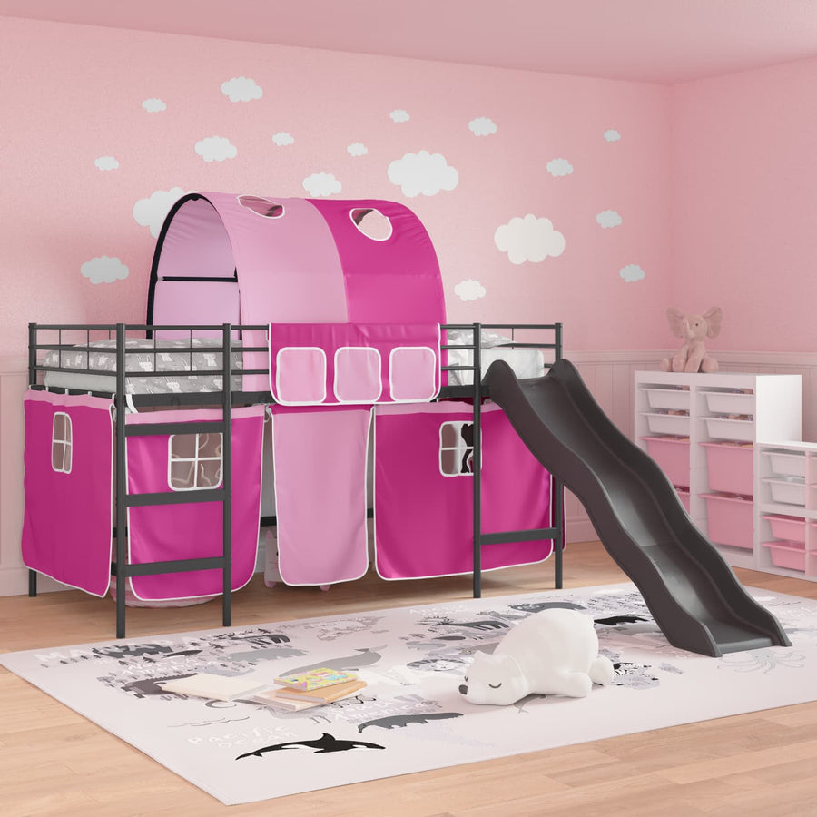 100 X 201 Cm 100 x 200 cm Zwart en roze