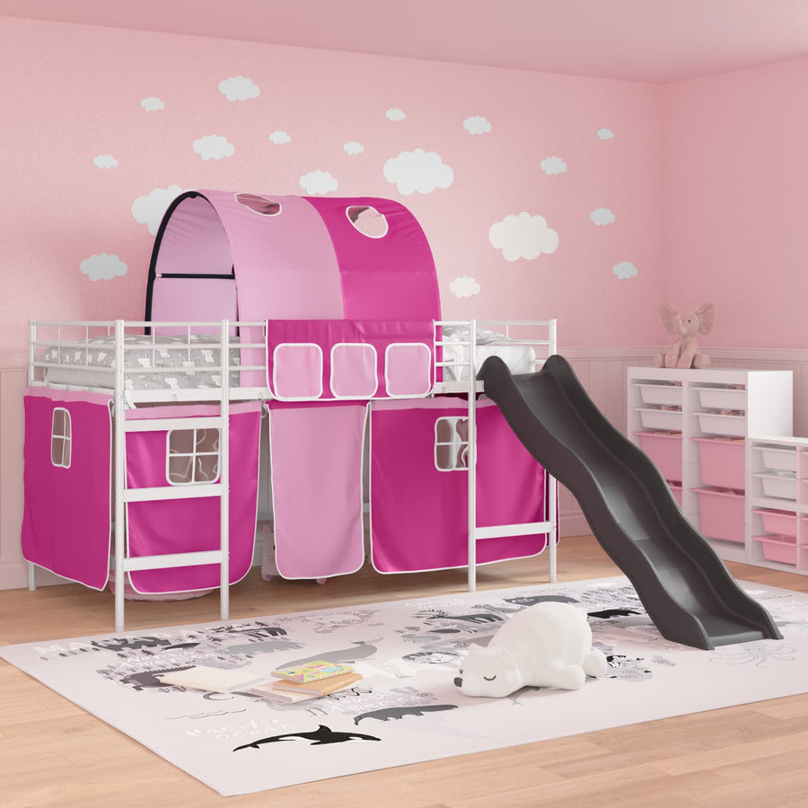 90 X 201 Cm 90 x 200 cm Wit en roze