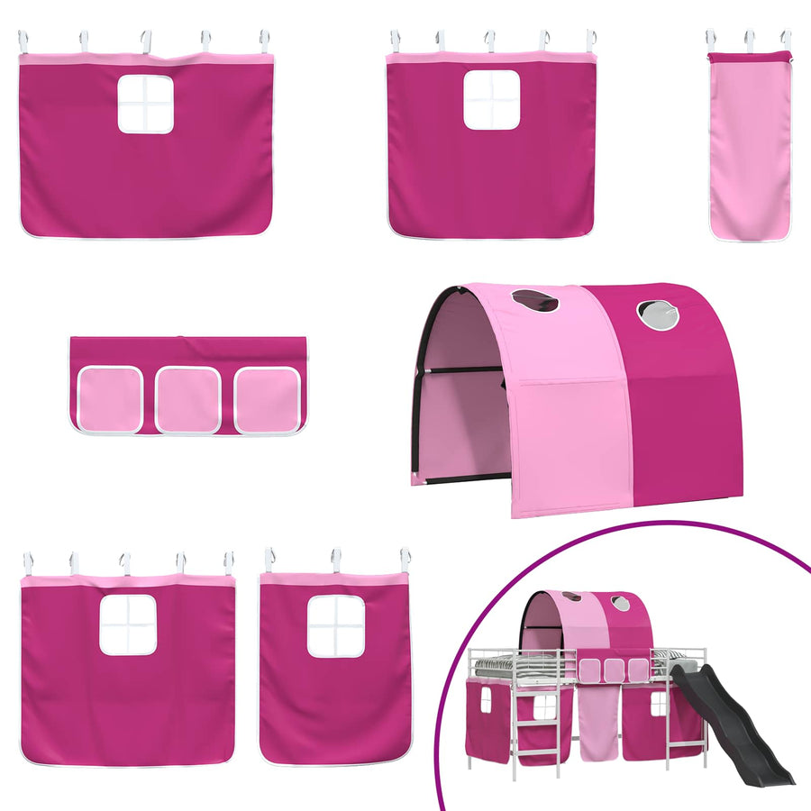 90 X 201 Cm 90 x 200 cm Wit en roze
