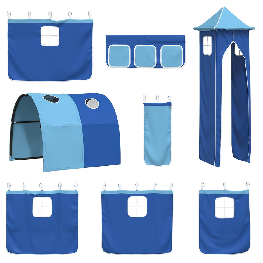 80 X 201 Cm 80 x 200 cm Zwart en blauw