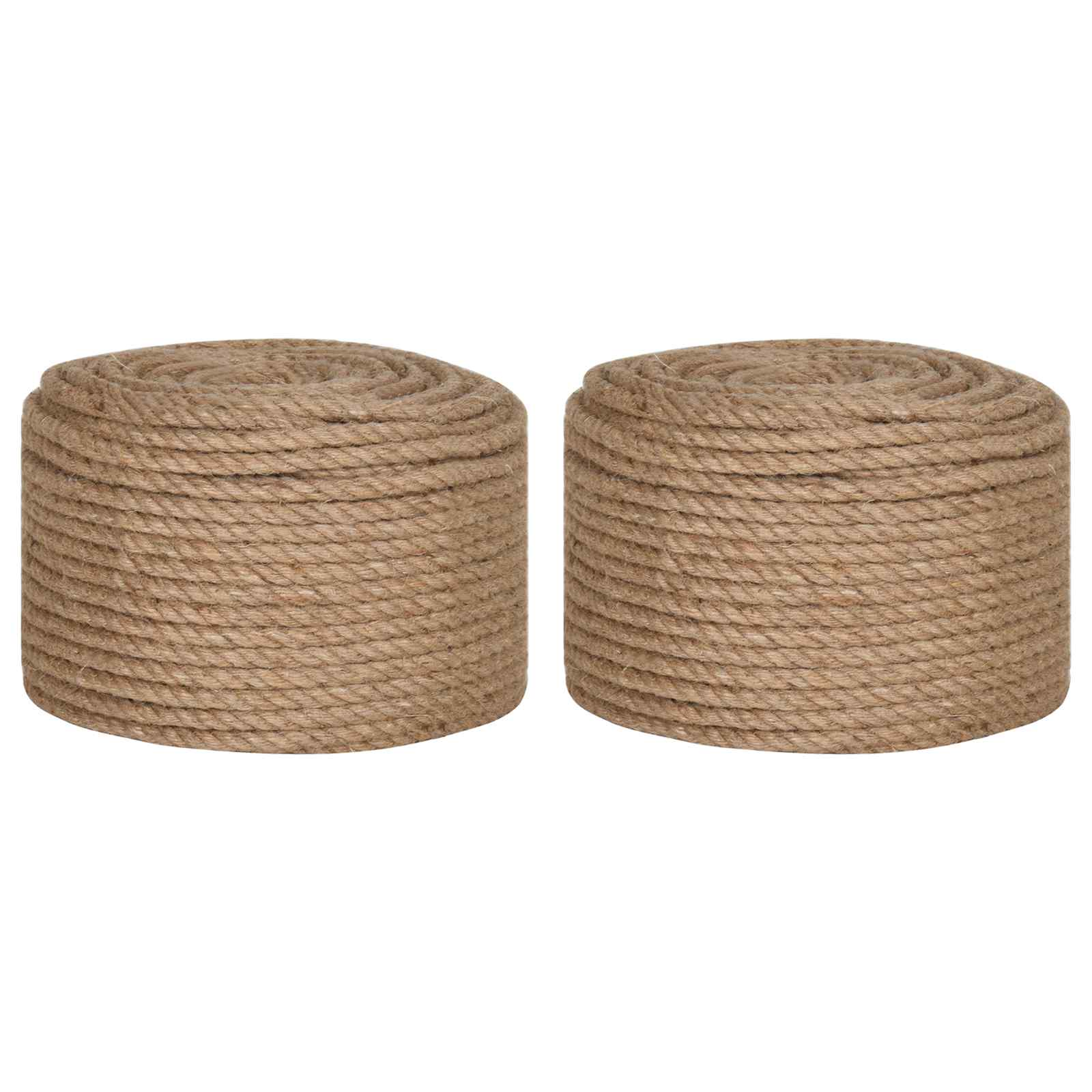 Jute Touw 2 pcs 2 mm 100 m Naturel 100% Tossa jute