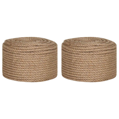 Jute Touw 2 pcs 2 mm 100 m Naturel 100% Tossa jute