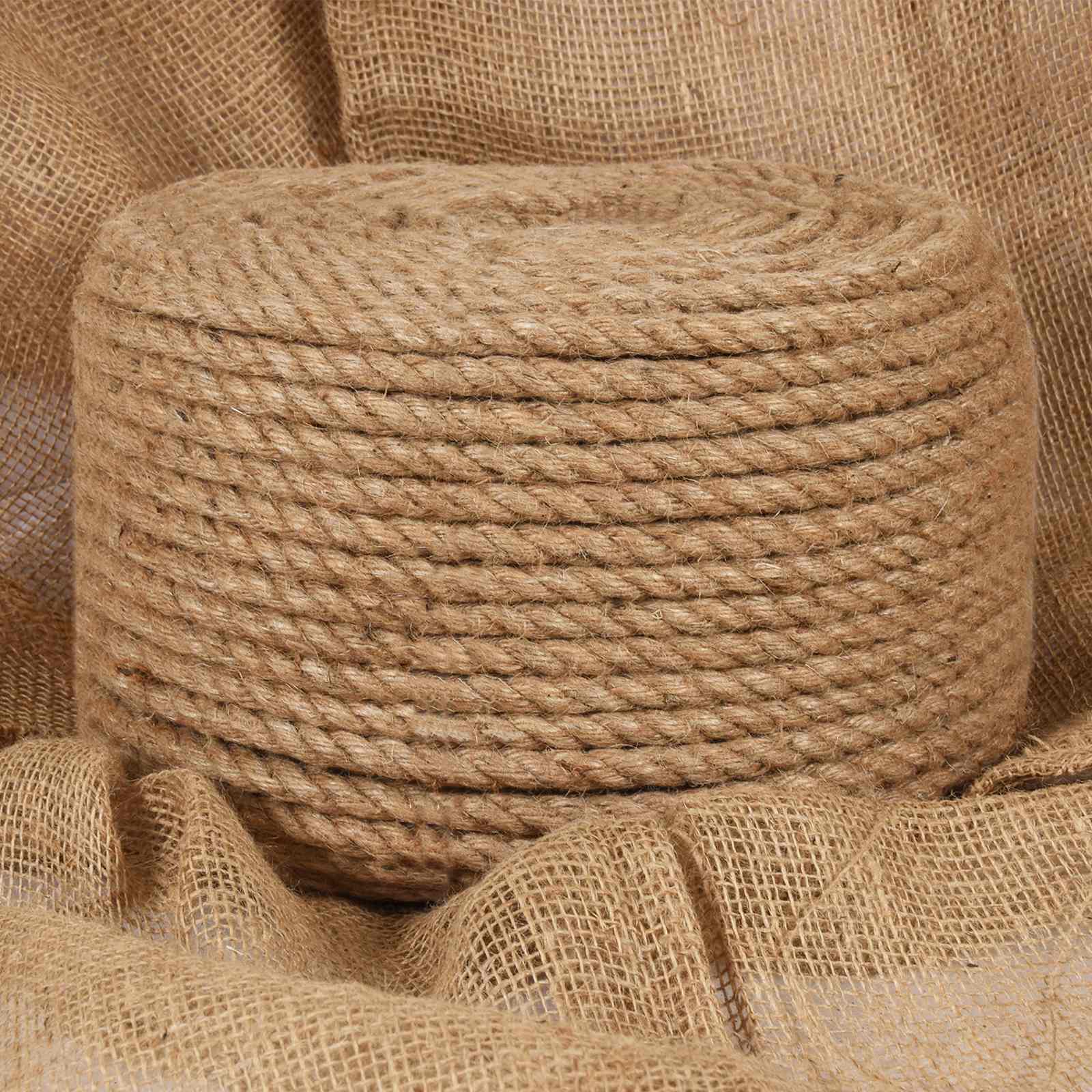 Jute Touw 10 pcs 2 mm Naturel 100% Tossa jute