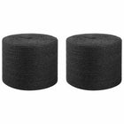 Jute Rope 2 pcs 2 Black 100% Tossa jute