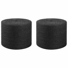 Jute Touw 2 pcs 2 Zwart 100% Tossa jute