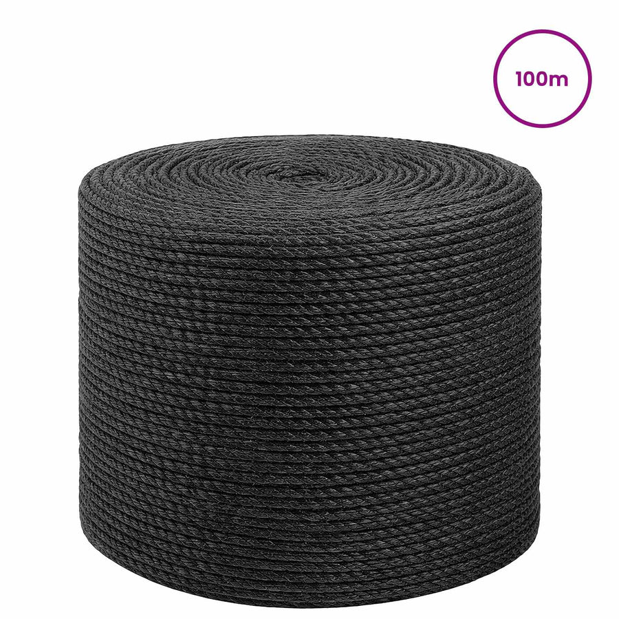 Jute Touw 2 pcs 2 Zwart 100% Tossa jute