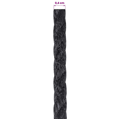 Jute Touw 4 Zwart 100% Tossa jute