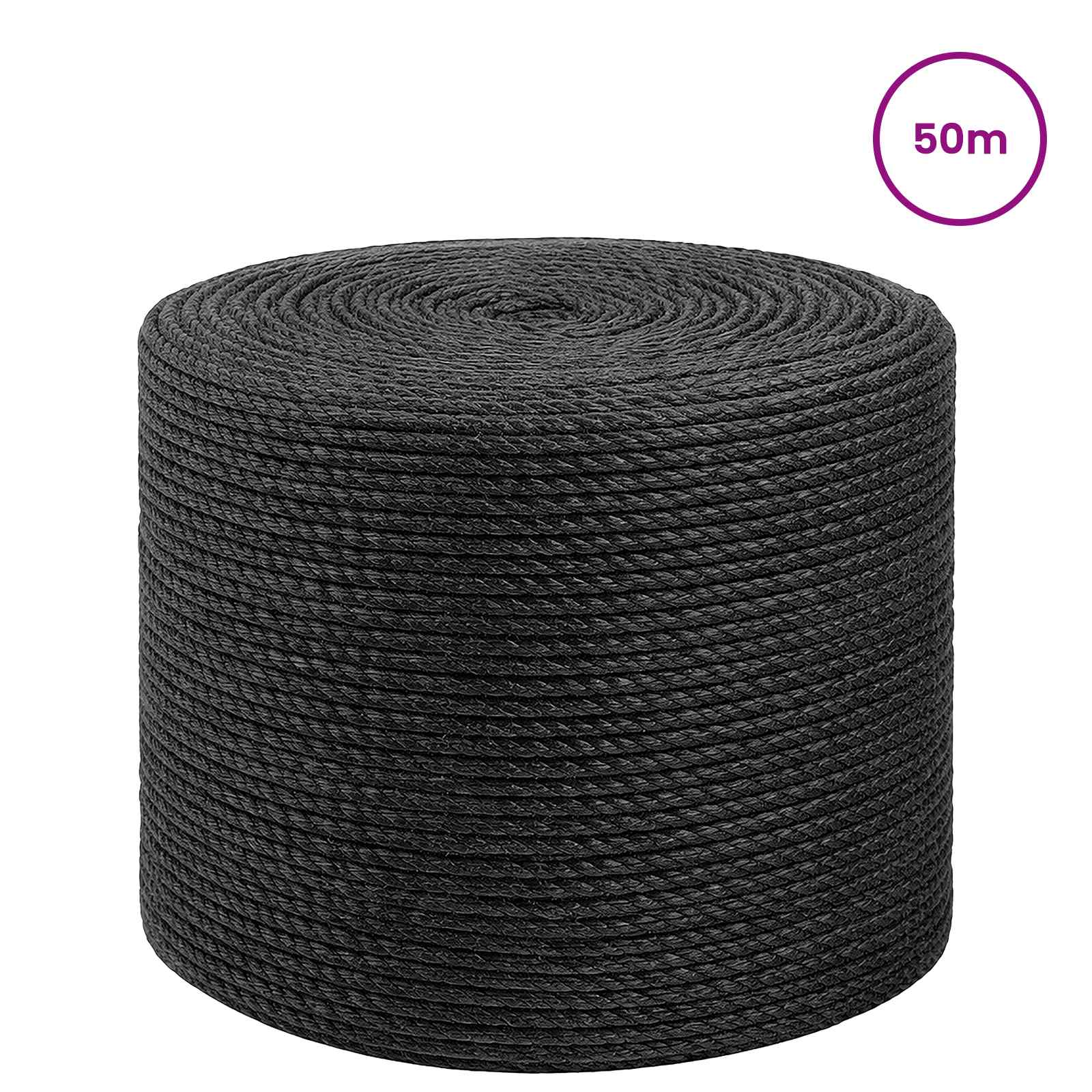 Jute Touw 4 Zwart 100% Tossa jute