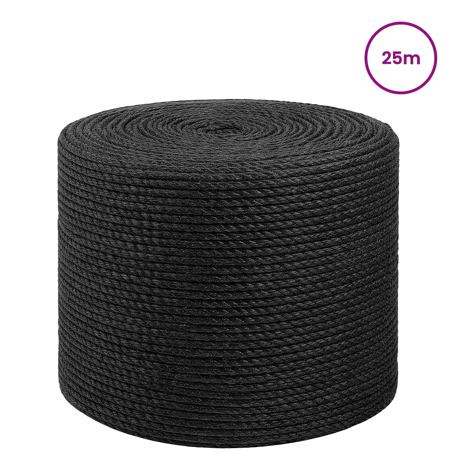 Jute Touw 6 Zwart 100% Tossa jute