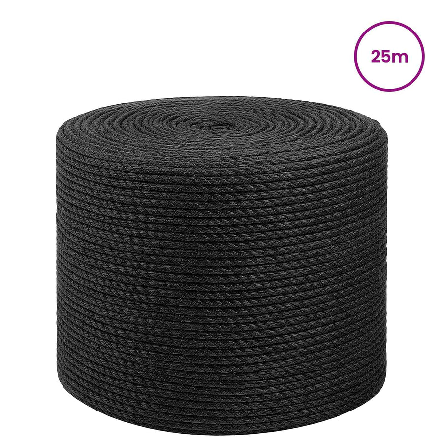 Jute Touw 6 Zwart 100% Tossa jute