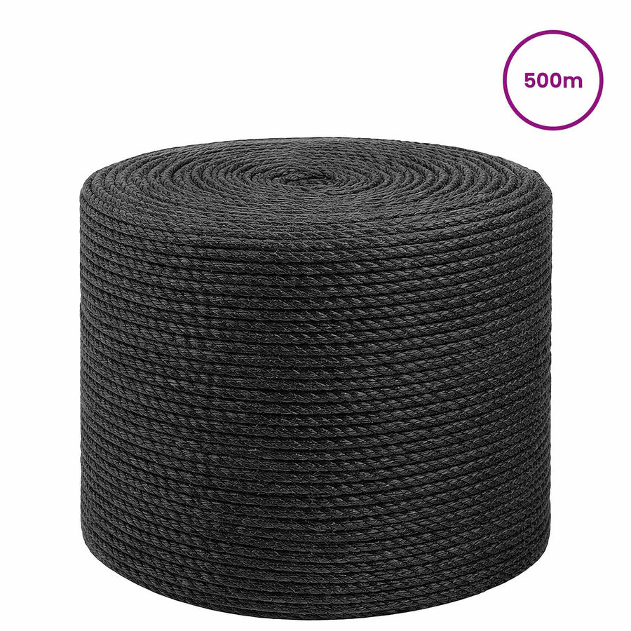 Jute Touw 6 Zwart 100% Tossa jute