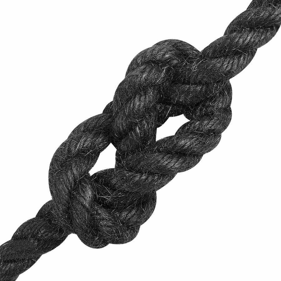 Jute Touw 10 Zwart 100% Tossa jute