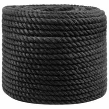 Jute Touw 10 Zwart 100% Tossa jute