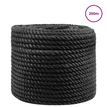 Jute Touw 10 Zwart 100% Tossa jute