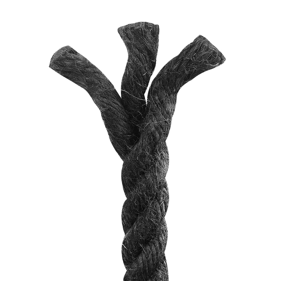 Jute Touw 12 Zwart 100% Tossa jute