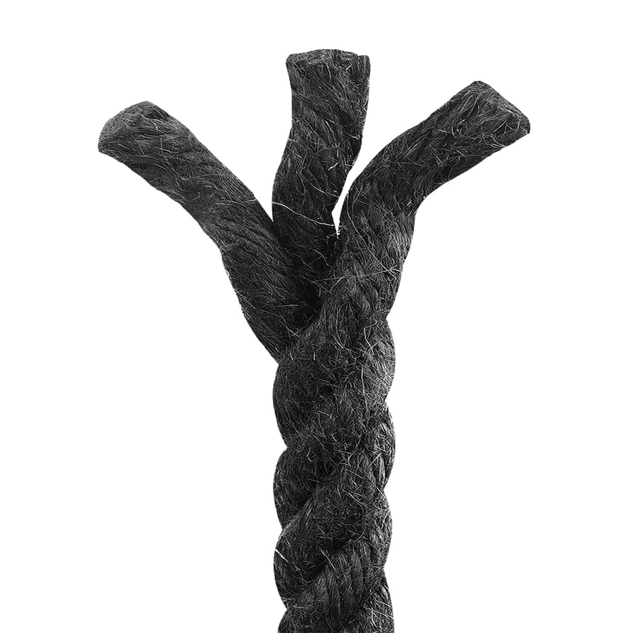 Jute Touw 14 Zwart 100% Tossa jute