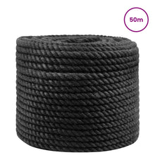 Jute Touw 14 Zwart 100% Tossa jute