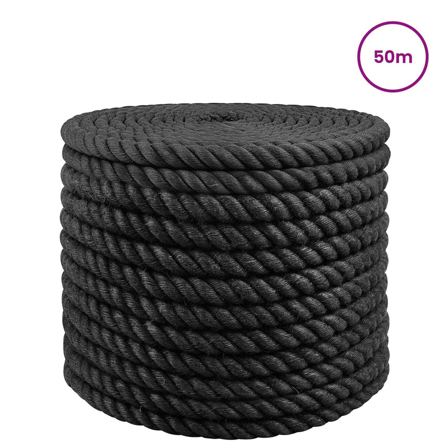 Jute Touw 20 Zwart 100% Tossa jute
