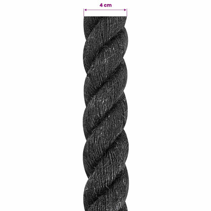 Jute Touw 40 Zwart 100% Tossa jute