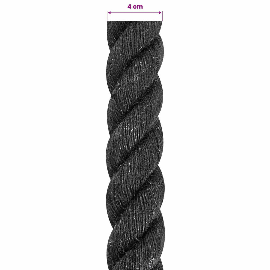 Jute Touw 40 Zwart 100% Tossa jute