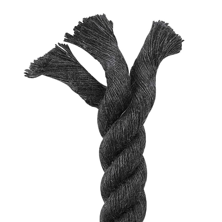 Jute Touw 50 Zwart 100% Tossa jute