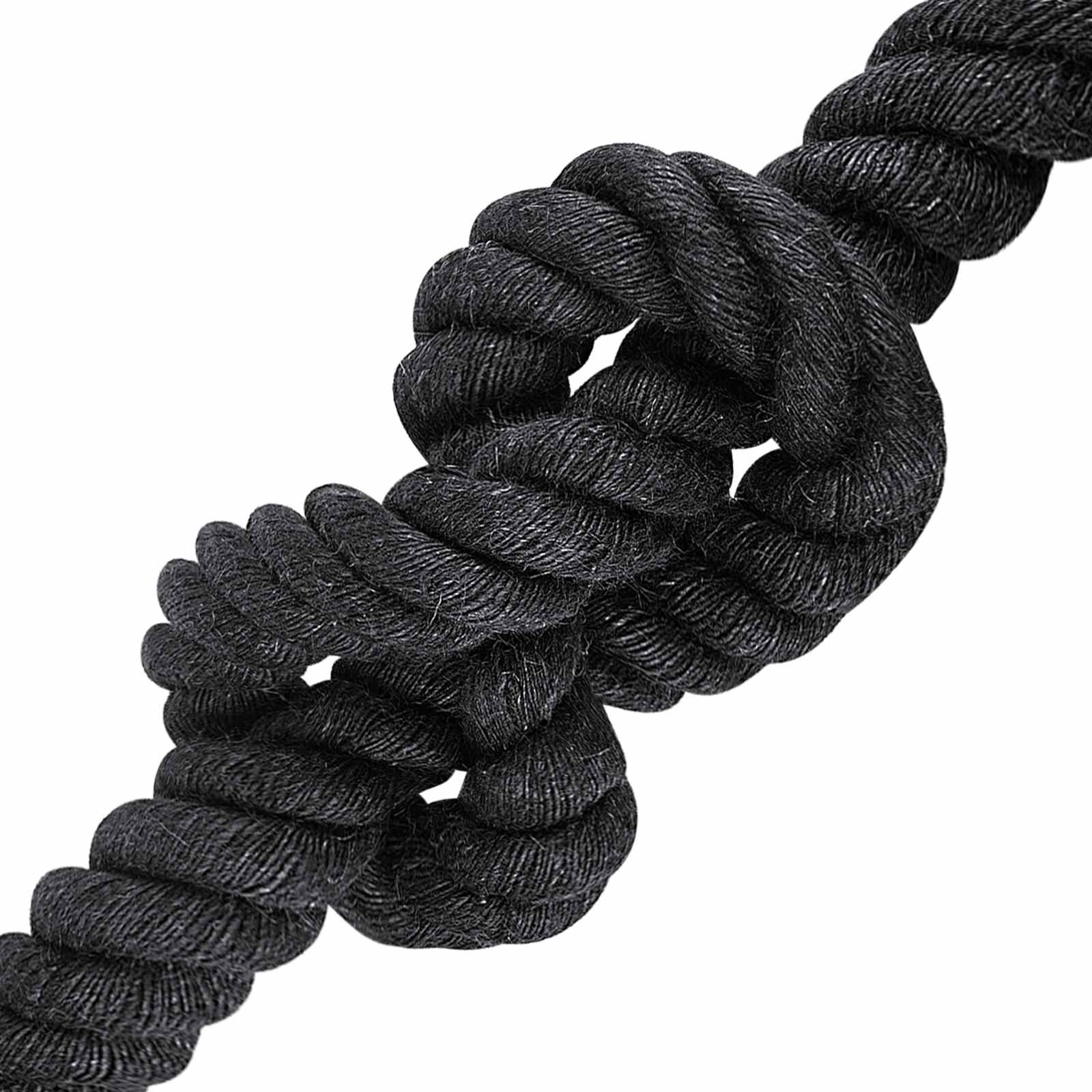 Jute Touw 50 Zwart 100% Tossa jute