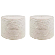 Jute Touw 2 pcs 2 Wit 100% Tossa jute