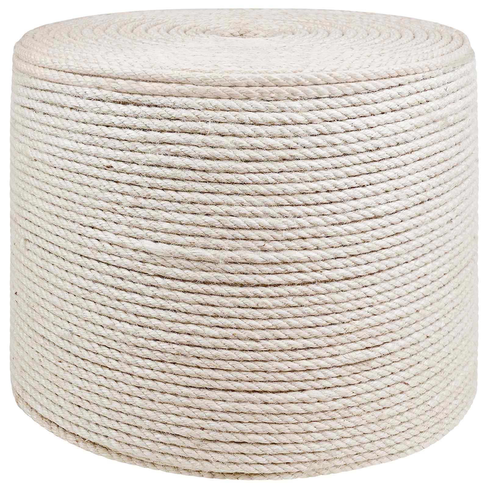 Jute Touw 6 Wit 100% Tossa jute