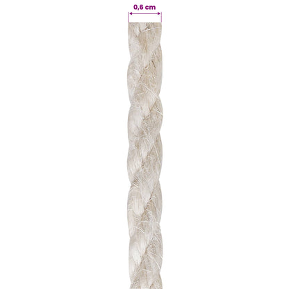 Jute Touw 6 Wit 100% Tossa jute