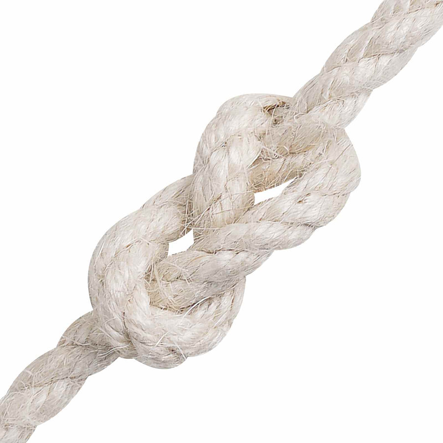 Jute Touw 8 Wit 100% Tossa jute