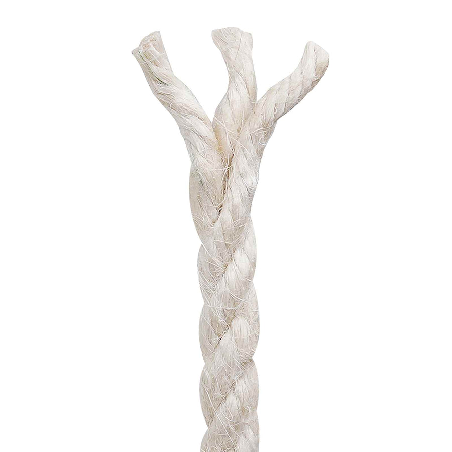 Jute Touw 8 Wit 100% Tossa jute