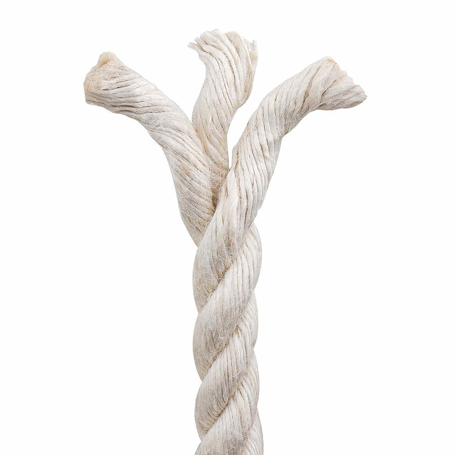 Jute Touw 10 Wit 100% Tossa jute