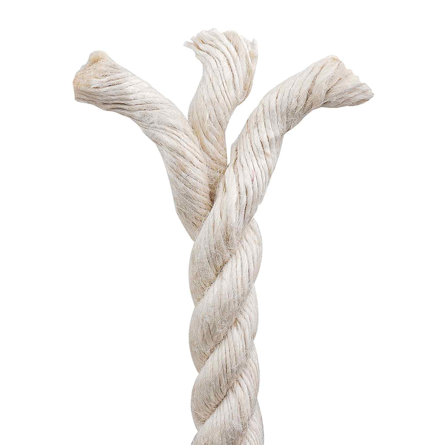 Jute Touw 12 Wit 100% Tossa jute