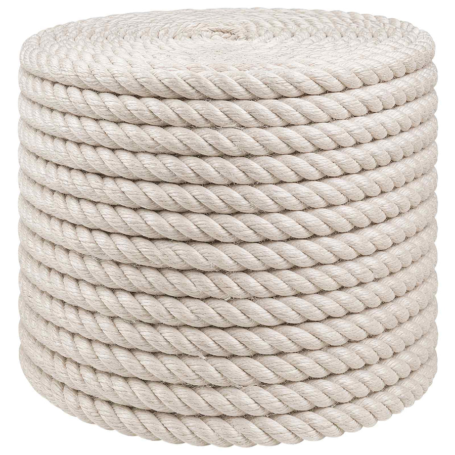 Jute Touw 12 Wit 100% Tossa jute