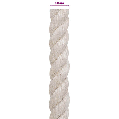 Jute Touw 12 Wit 100% Tossa jute
