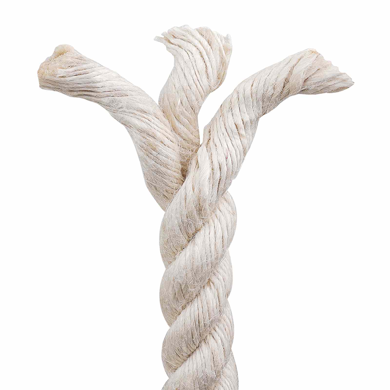 Jute Touw 14 Wit 100% Tossa jute