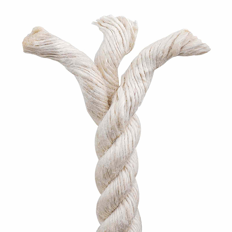 Jute Touw 14 Wit 100% Tossa jute