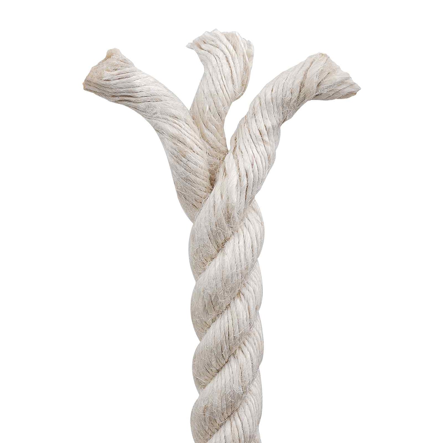 Jute Touw 16 Wit 100% Tossa jute