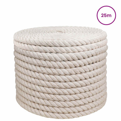 Jute Touw 16 Wit 100% Tossa jute