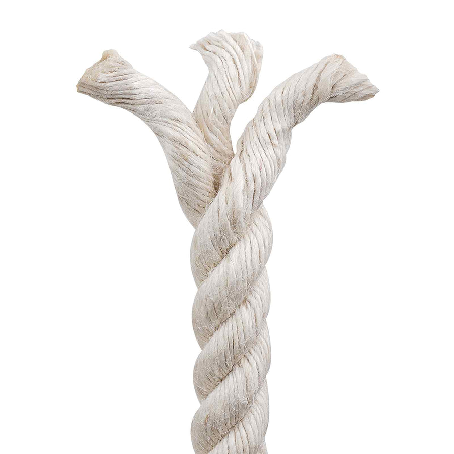 Jute Touw 20 Wit 100% Tossa jute