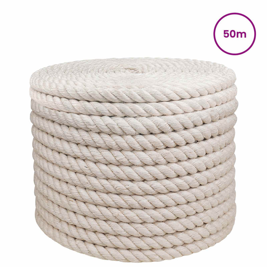 Jute Touw 24 Wit 100% Tossa jute