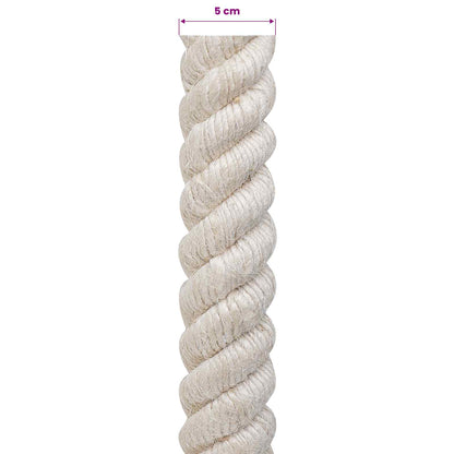 Jute Touw 50 Wit 100% Tossa jute
