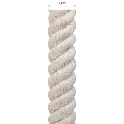 Jute Touw Wit 100% Tossa jute